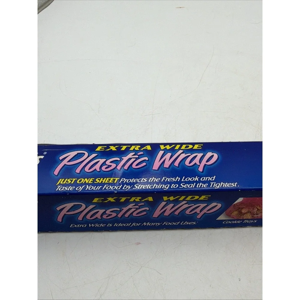 Y2K Vintage Reynolds Rose Extra Wide Plastic Wrap 75 Sq Feet(50'x18